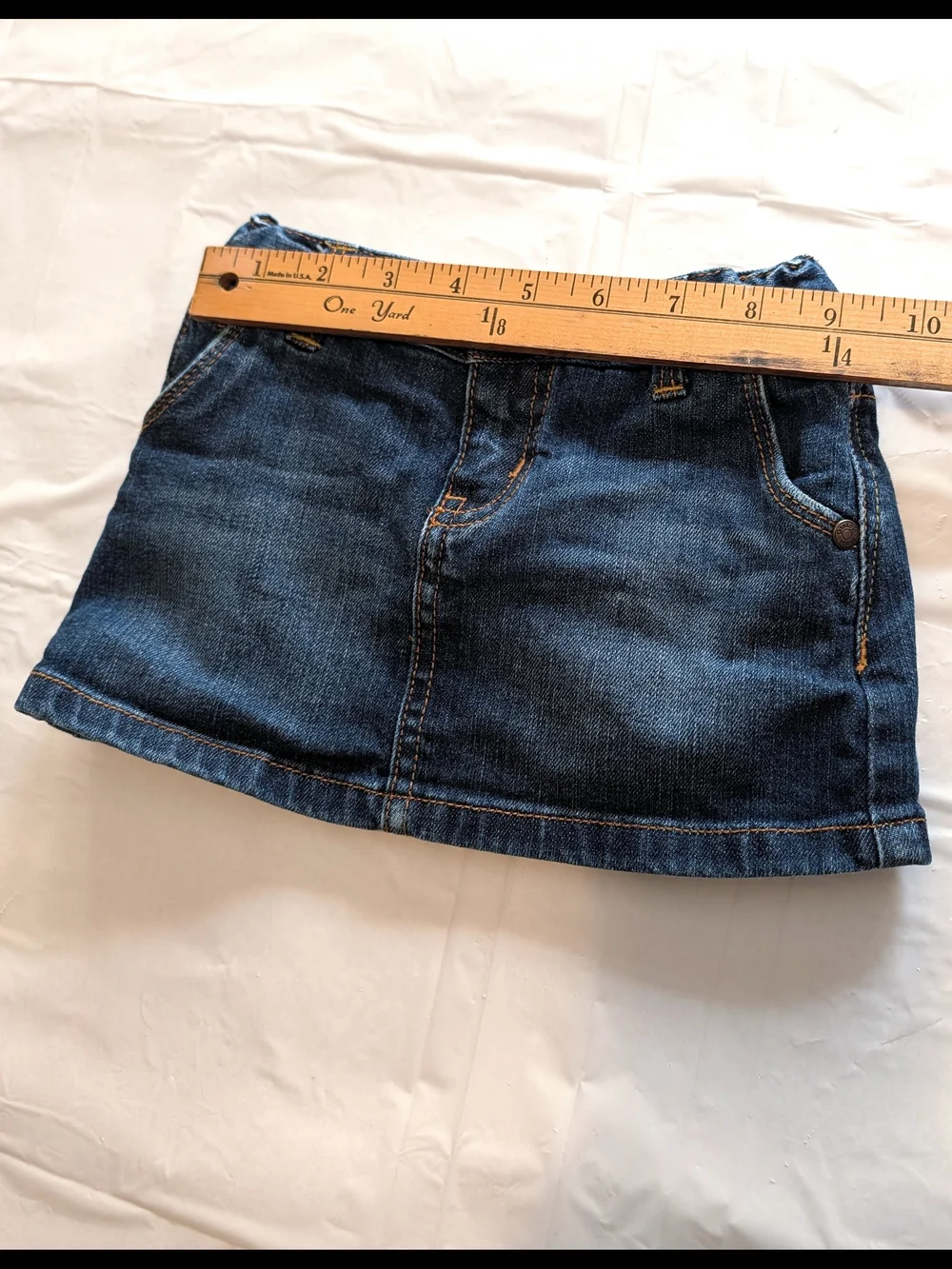 Oshkosh B'Gosh Denim Jean Skirt w/ Built in Panties Girls 2T 24 Months